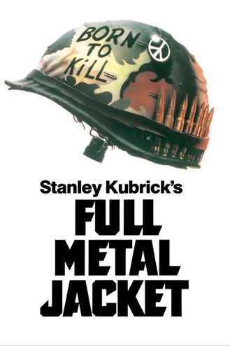 بوستر فلم Full Metal Jacket المعطف المعدني الكامل
