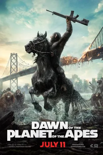 بوستر فلم Dawn of the Planet of the Apes فجر كوكب القرود