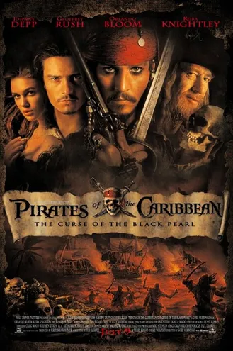 بوستر فلم Pirates of the Caribbean: The Curse of the Black Pearl قراصنة الكاريبي: لعنة اللؤلؤة السوداء