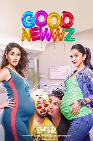 بوستر فلم Good Newwz أخبار طيبة