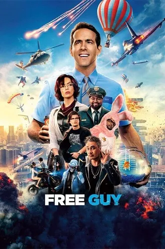 بوستر فلم Free Guy شاب حر