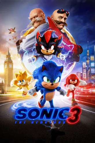 بوستر فلم Sonic the Hedgehog 3 القنفذ سونيك الجزء الثالث