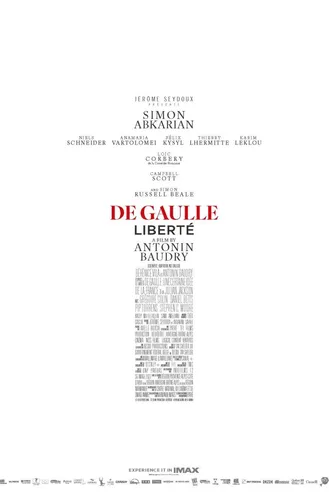 بوستر فلم De Gaulle: Liberté ديغول: الحرية